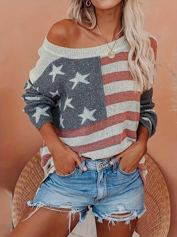 Liberty™ | Stars & Stripes Knit Sweater
