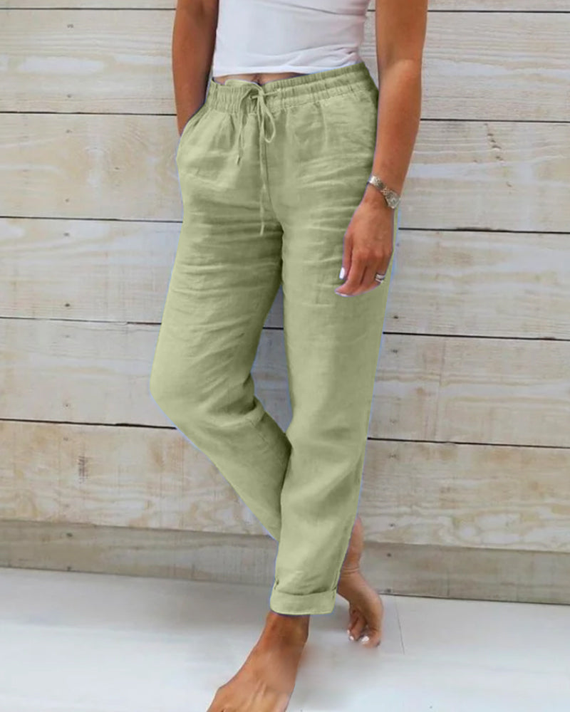 Célyra™ | Women’s Lightweight Linen Pants