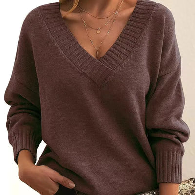 Anelys™ | Classic V-Neck Sweater