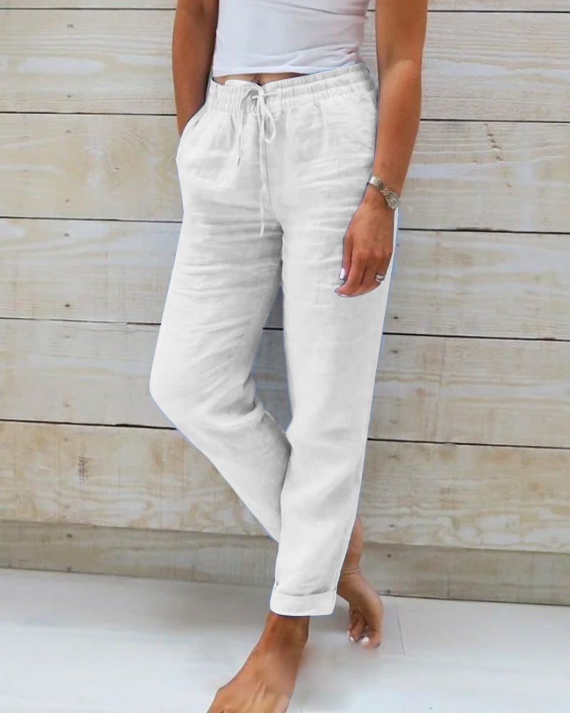 Célyra™ | Women’s Lightweight Linen Pants