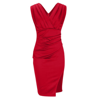 Amelia™ | Draped Midi Dress