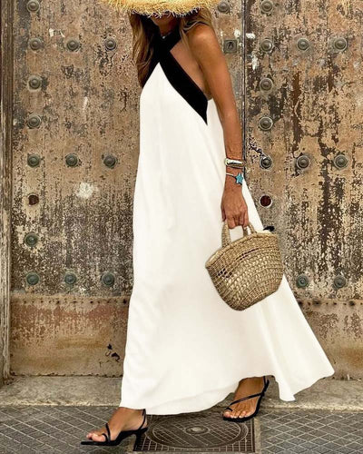 Elviane™ | Cross Neck Dress