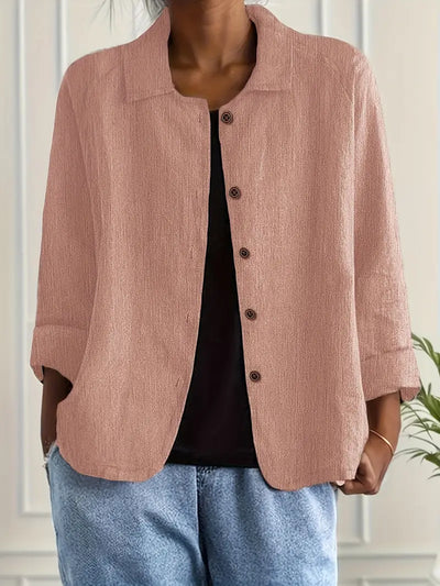 Éliane™ | Lightweight Linen-Blend Jacket