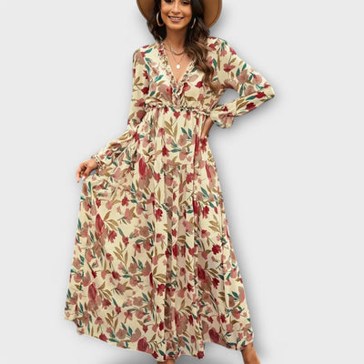 Doralie™ | Romantic Floral Maxi Dress