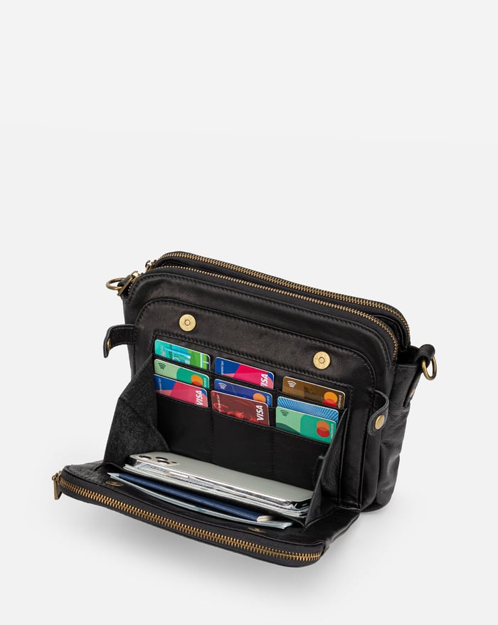 Hésiane™ | Sleek Three Layer Crossbody Bag