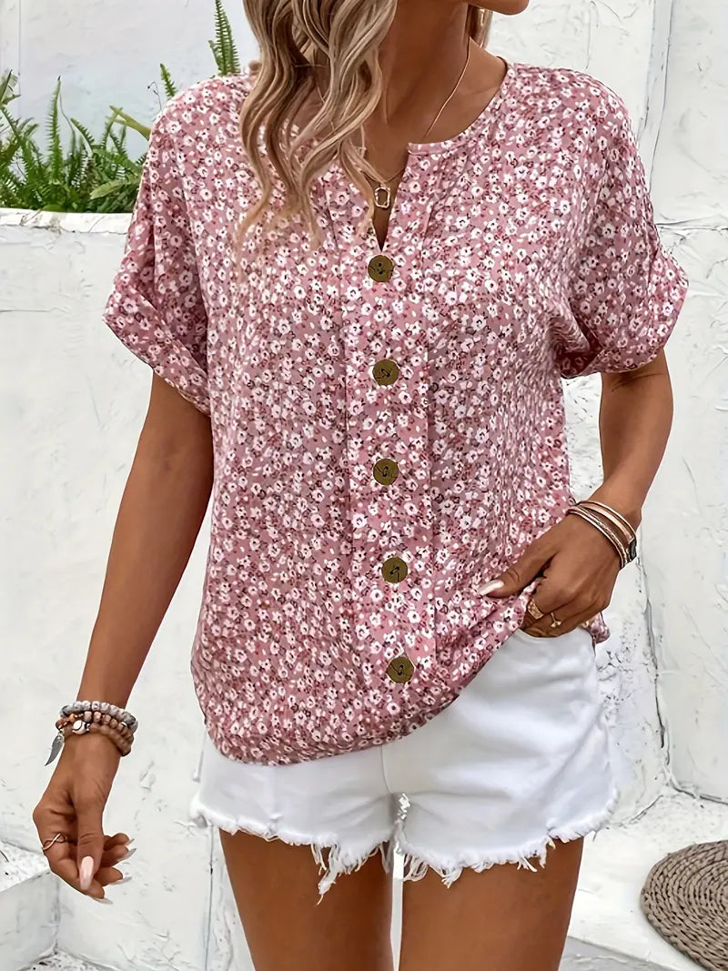 Talyssa™ | Elegant Blouse with Floral Print