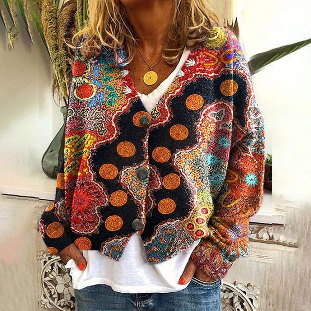 Sabrina™ | Colorful Comfortable Knitted Sweater