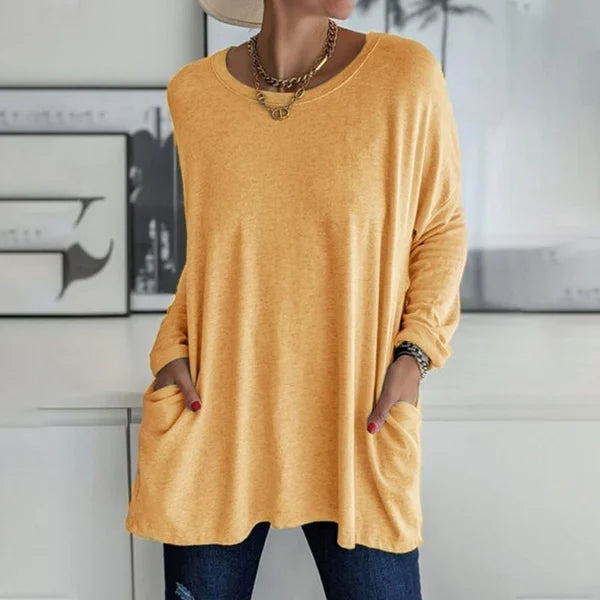 Haisley™ | Oversized Pocket Tunic Top