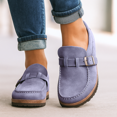 Éméria™ | Women’s Suede Buckle Loafers