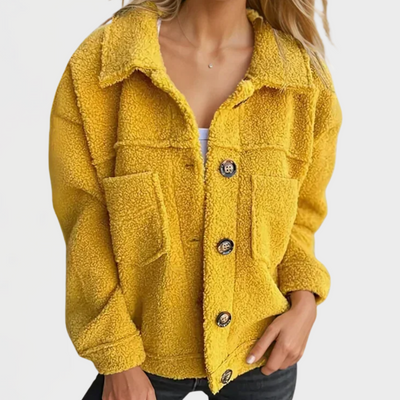 Soleil™ | Cozy Teddy Button-Up Jacket