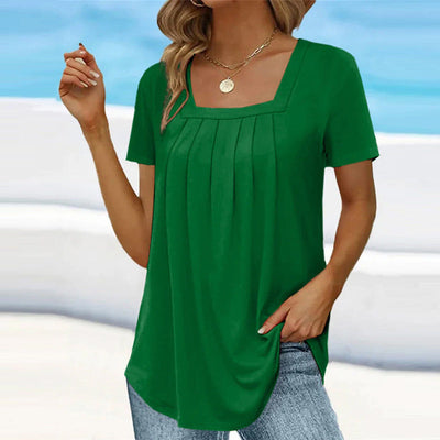 Mindy™ | Elegant Pleated Blouse