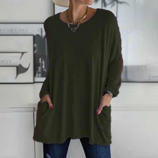 Haisley™ | Oversized Pocket Tunic Top