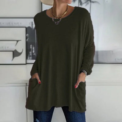 Haisley™ | Oversized Pocket Tunic Top