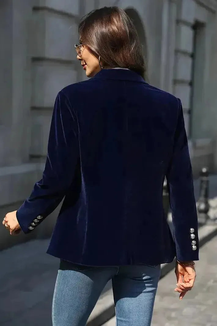 Naelise™ | Tailored Velvet Blazer