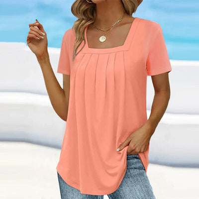 Mindy™ | Elegant Pleated Blouse