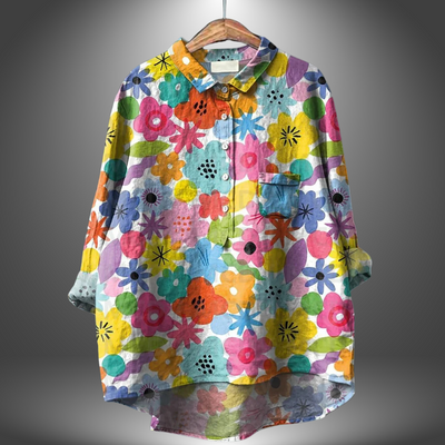 Jacinthe™ | Classic Floral Blouse