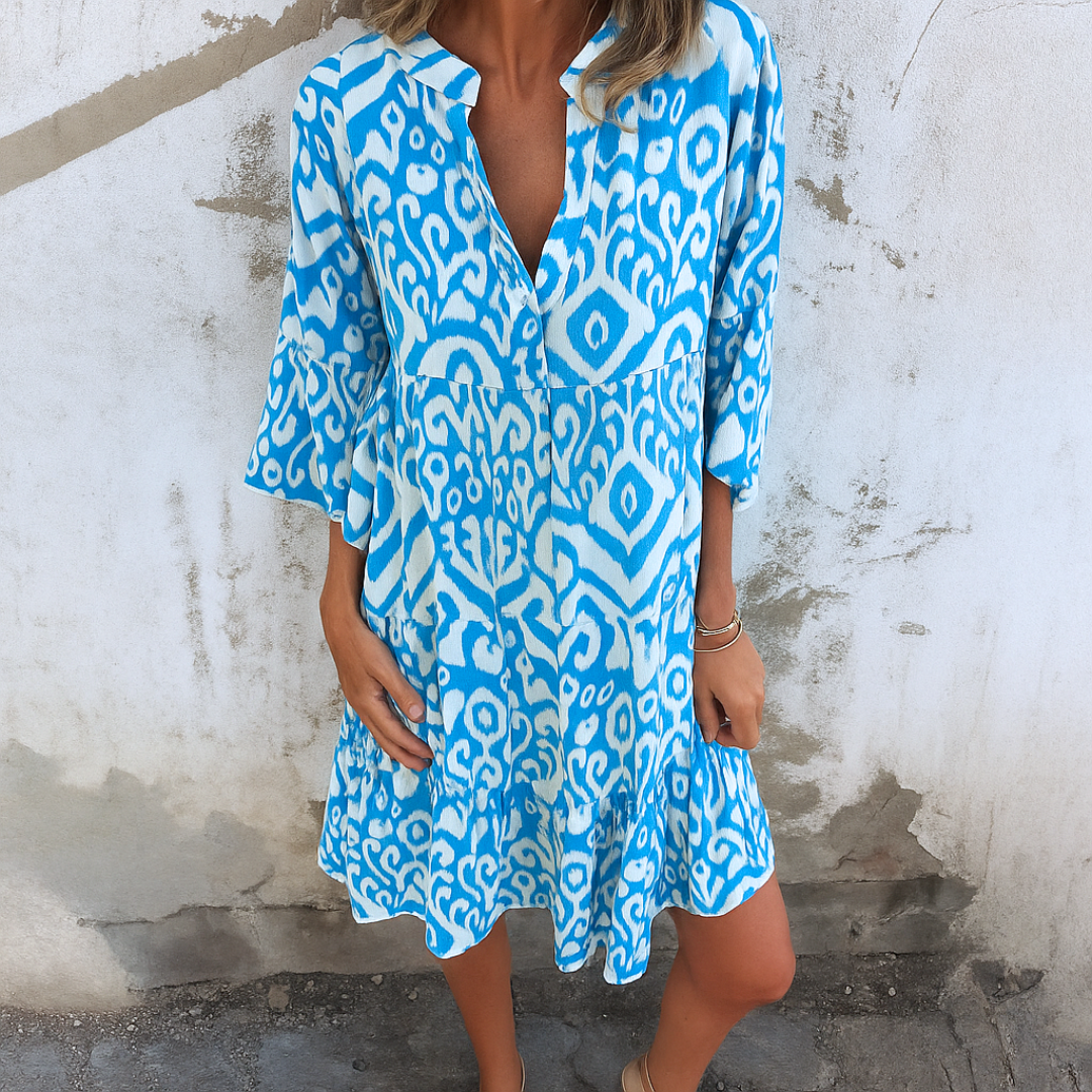 Jeylina™ | Elegant Casual V-Neck Dress