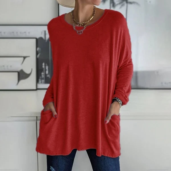 Haisley™ | Oversized Pocket Tunic Top