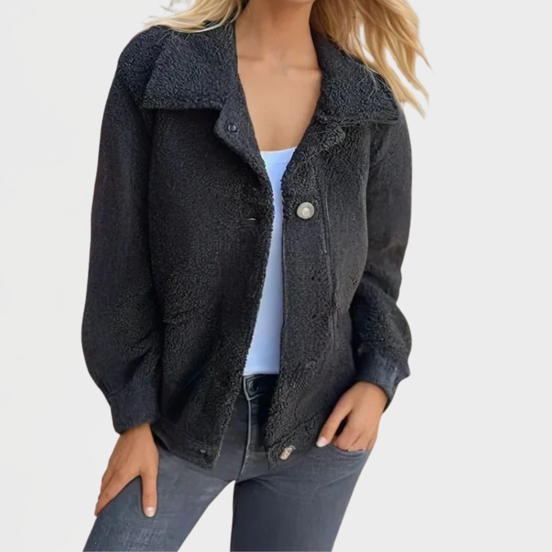Soleil™ | Cozy Teddy Button-Up Jacket