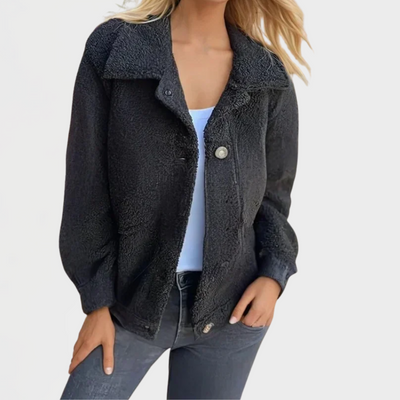 Soleil™ | Cozy Teddy Button-Up Jacket