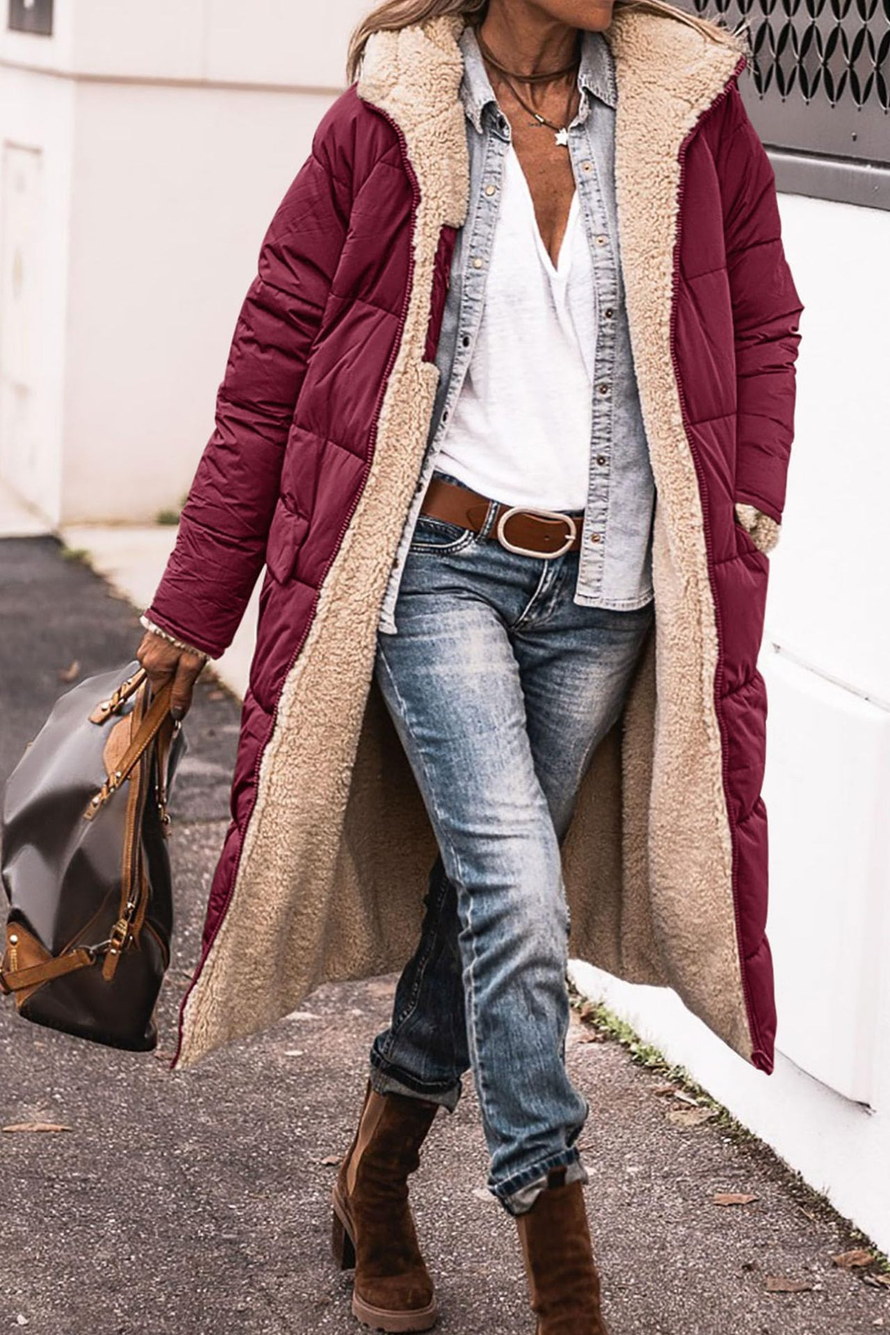 Juniper™ | Luxe Reversible Sherpa Coat