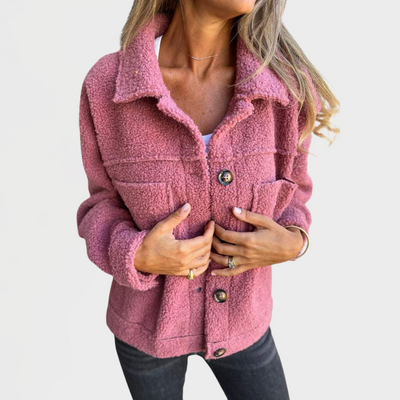 Soleil™ | Cozy Teddy Button-Up Jacket