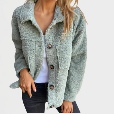 Soleil™ | Cozy Teddy Button-Up Jacket