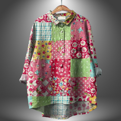 Jacinthe™ | Classic Floral Blouse