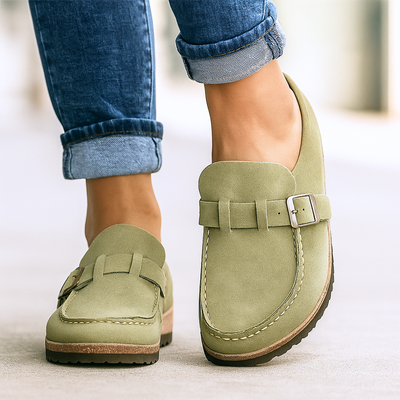 Éméria™ | Women’s Suede Buckle Loafers