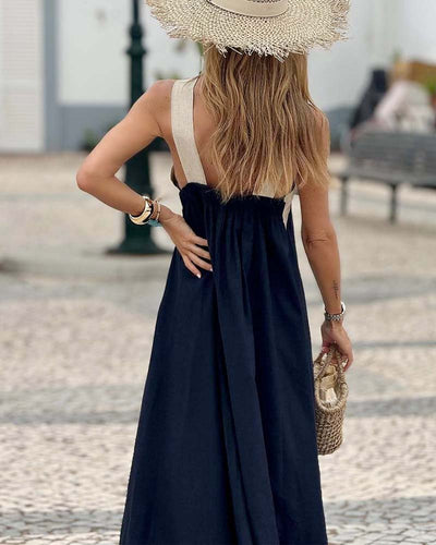 Elviane™ | Cross Neck Dress