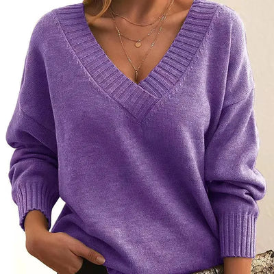 Anelys™ | Classic V-Neck Sweater