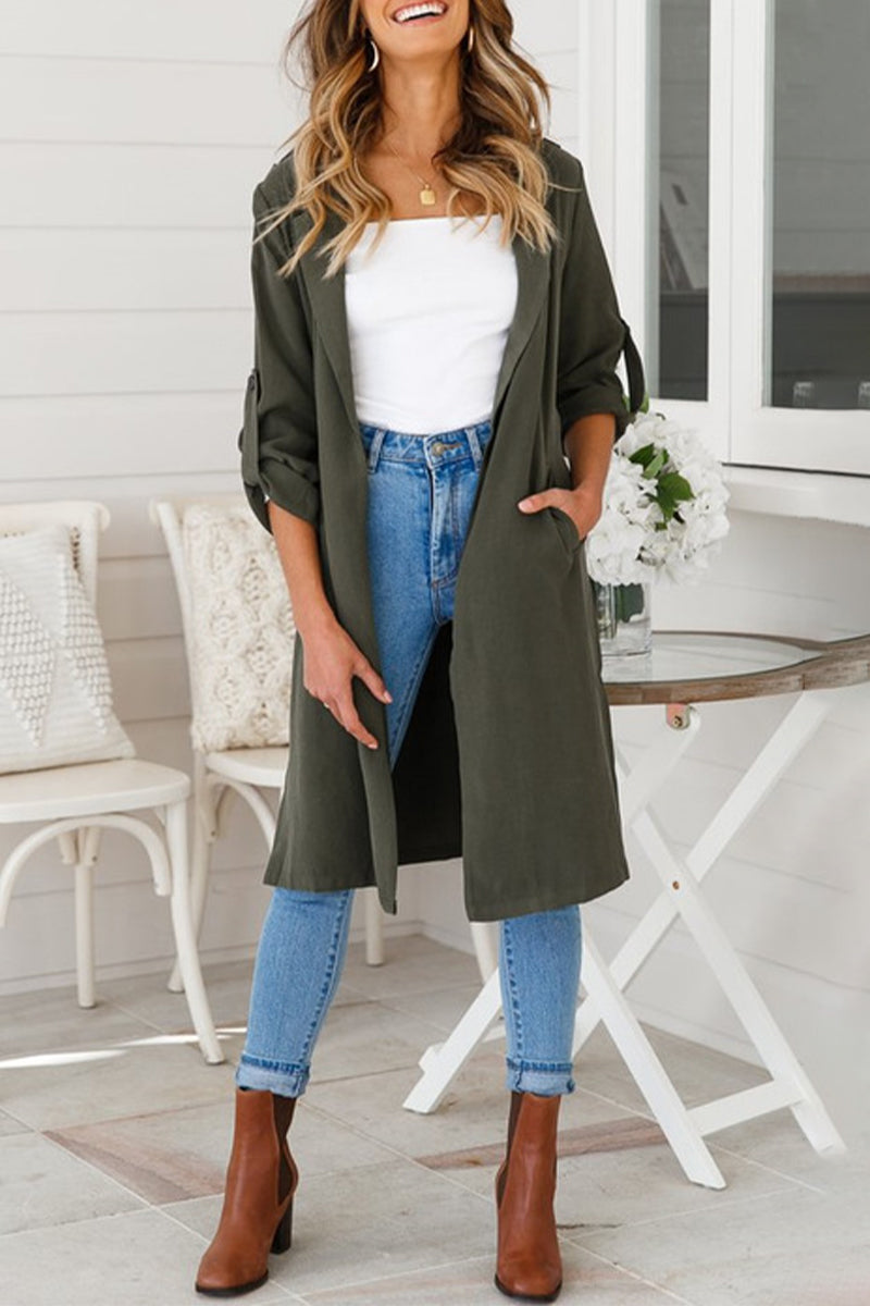 Anneliese | Damen Trench Mantel | Lang