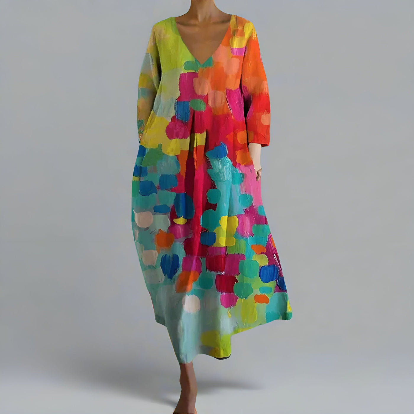 Mireya™ | Artistic Maxi Dress