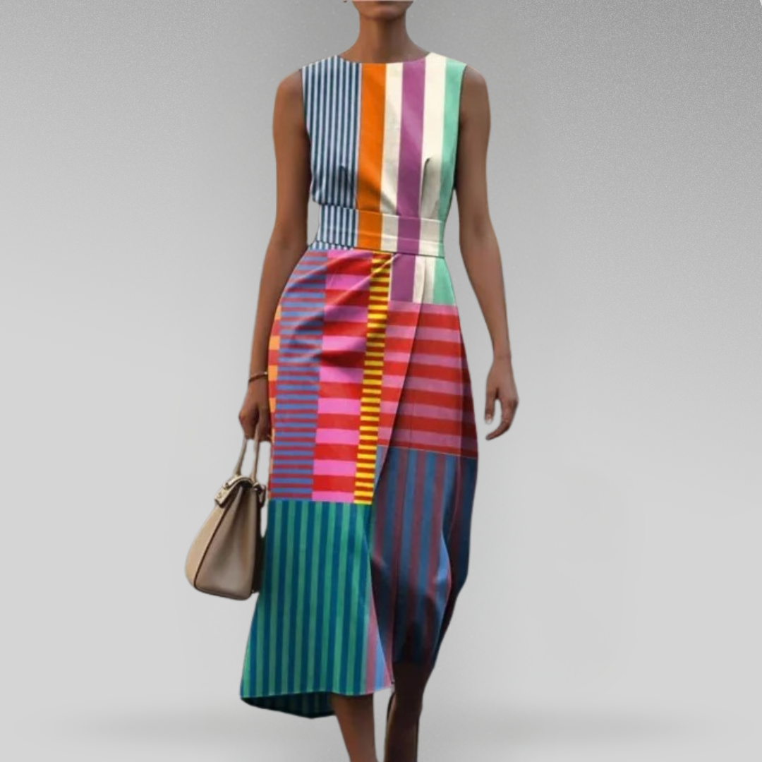 Férina™ | Printed Sleeveless Dress