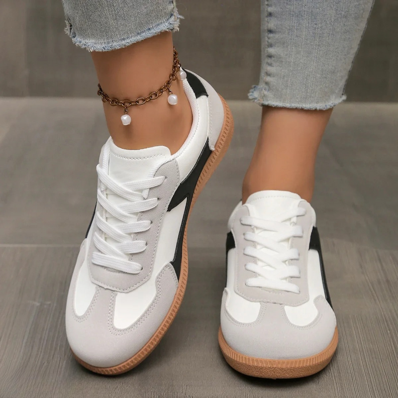 Liora™ | Momentum Classic Lace-Up Sneakers