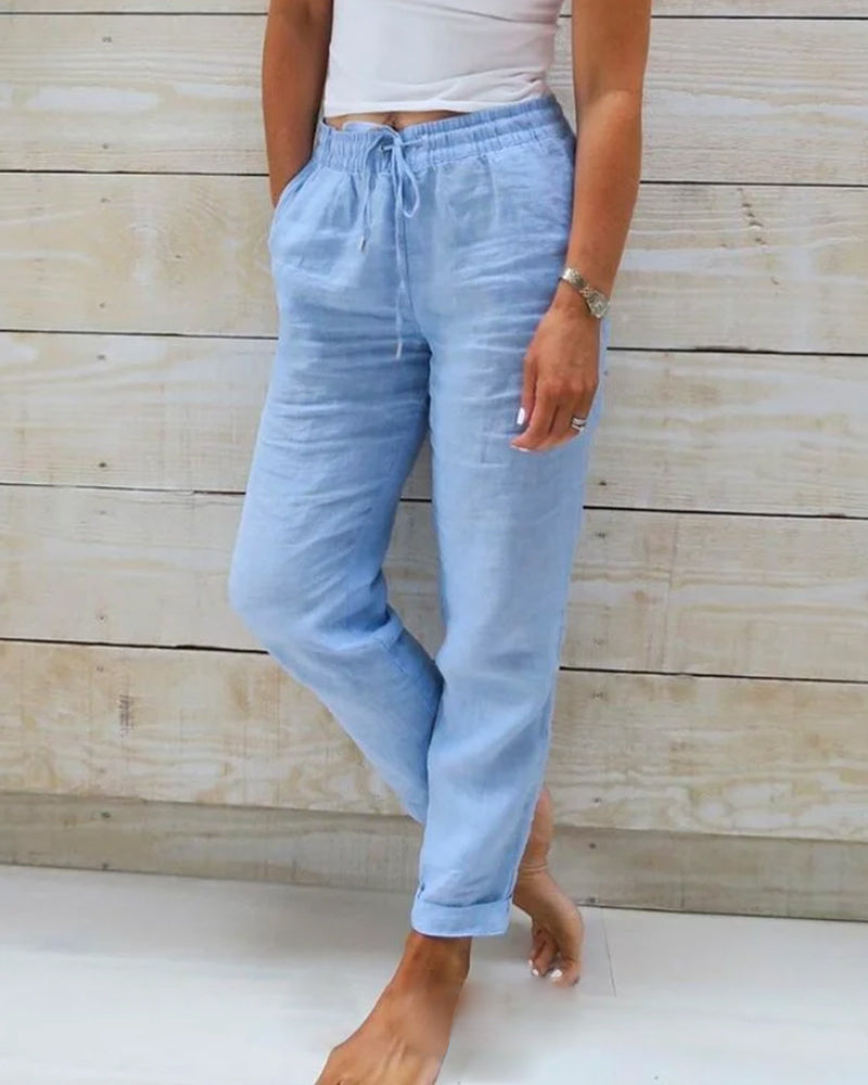 Célyra™ | Women’s Lightweight Linen Pants