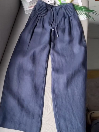 Calina™ | High-Waisted Wide-Leg Lounge Pants