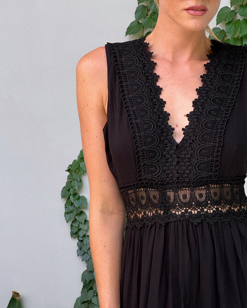 Nova™ | V-neck lace tank dress