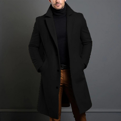 Adrien™ | Long Wool Overcoat
