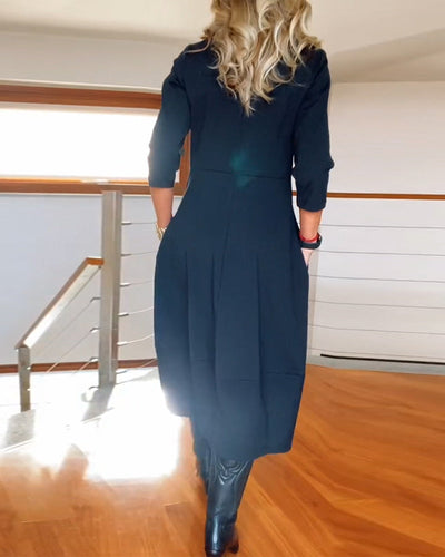 Elsie™ | Elegant Dress With Handmade Details