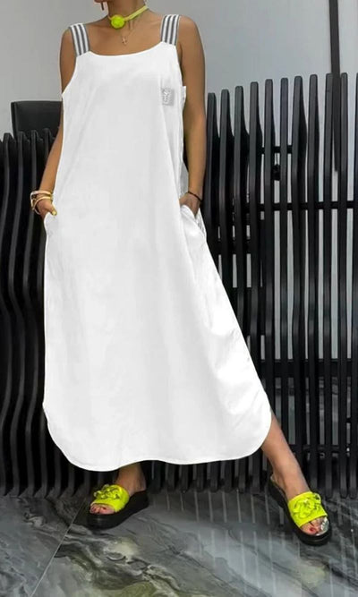 Solaria™ | Neon Glow Maxi Dress