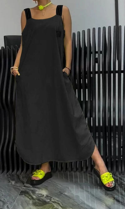 Solaria™ | Neon Glow Maxi Dress