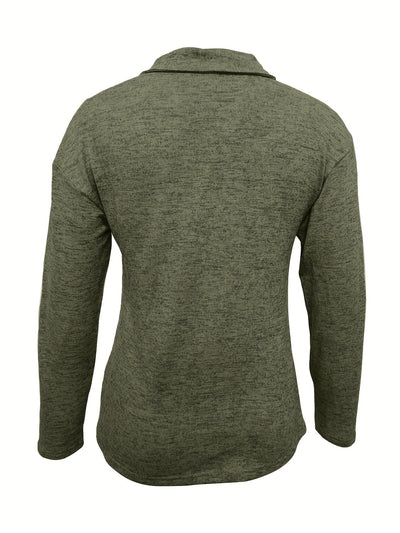 Béloria™ | Zip Collar Casual Top
