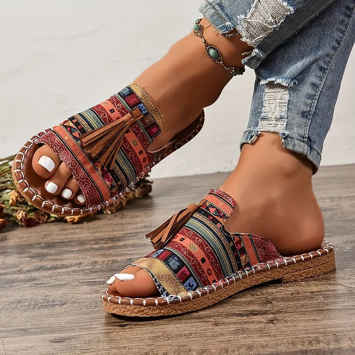 Galina™ | Vintage Tassel Boho Sandals