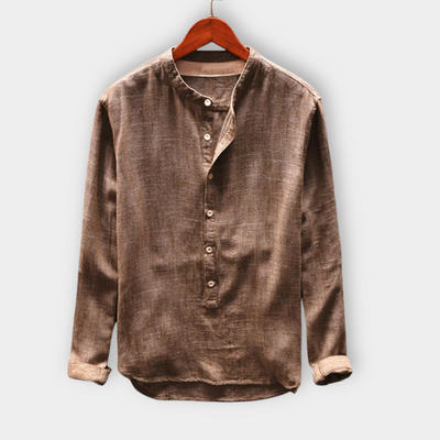 Corvynn™ | Classic Relaxed Collarless Shirt
