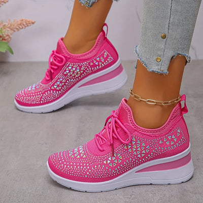 Jordyn™ | Crystal Knit Sneakers