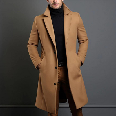 Adrien™ | Long Wool Overcoat