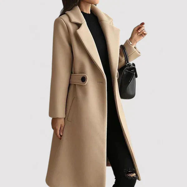 Syrielle™ | Double-Button Long Coat