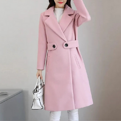 Syrielle™ | Double-Button Long Coat