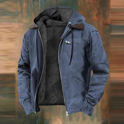 Marlon™ | Rugged Fleece-Lined Hooded Jacket
